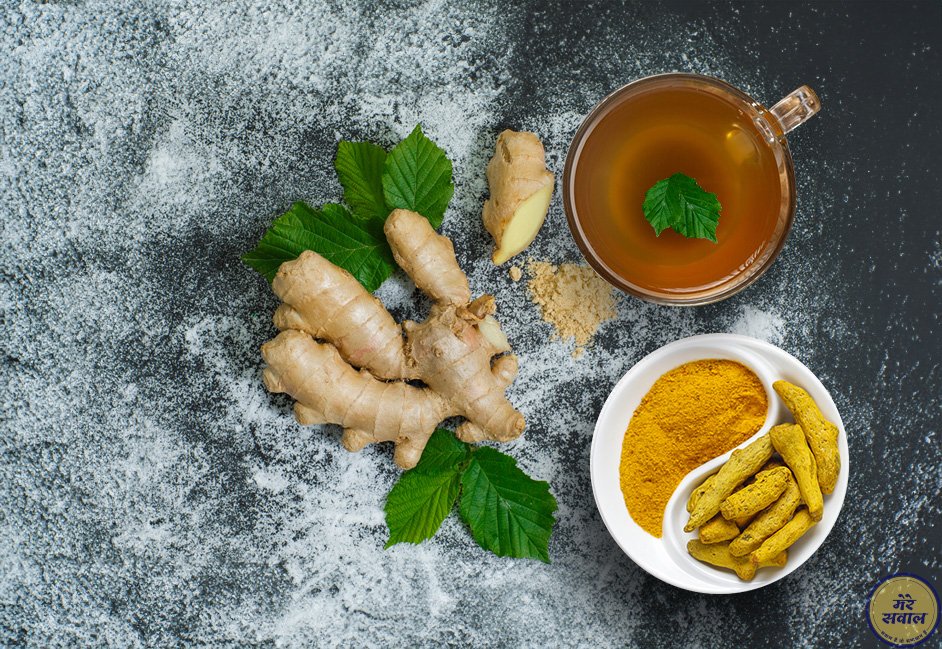 Ginger tulsi and turmeric kada