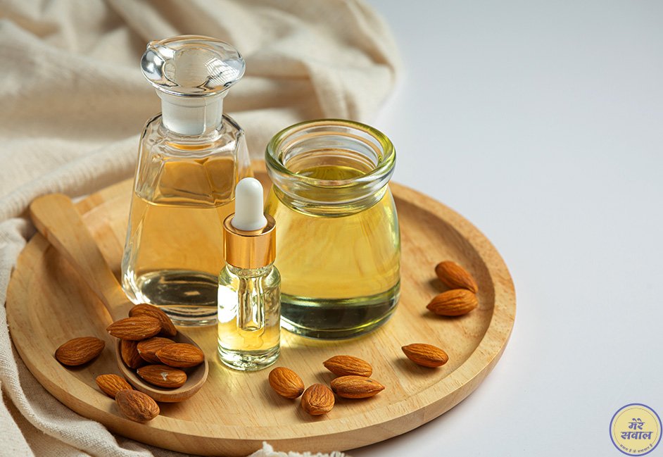 using almond oil