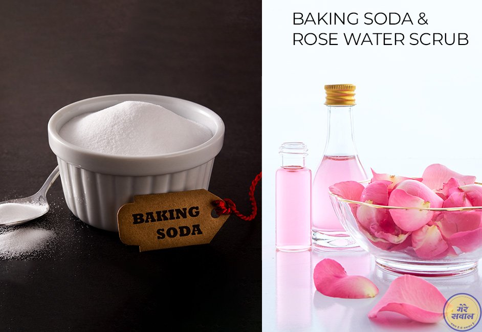 Baking Soda & Rose Water